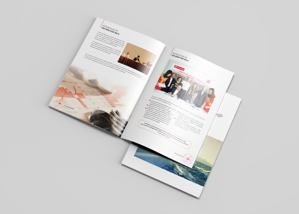 SƠN HÀ - Thiết kế báo cáo thường niên cho Công ty Sơn Hà